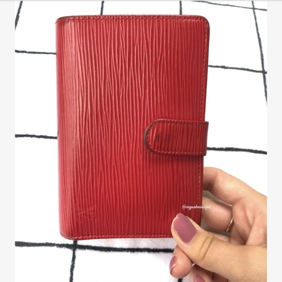 Louis Vuitton Handbags - Louis Vuitton Epi Leather Red French Wallet